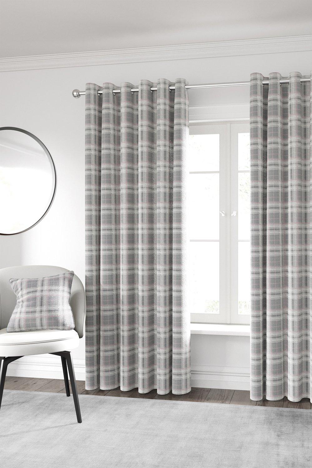 'Harriet' Woven Lined Curtains